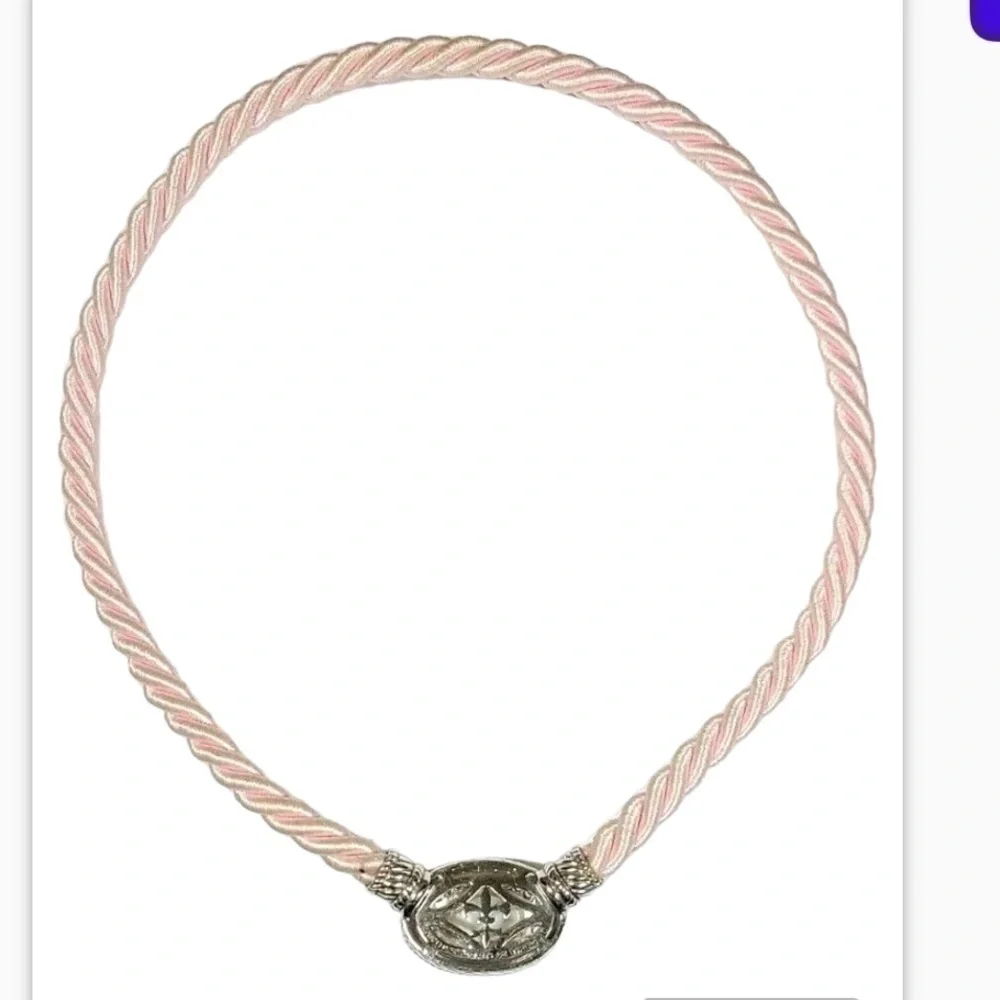 Judith Ripka Mabe Pearl pink corded necklace